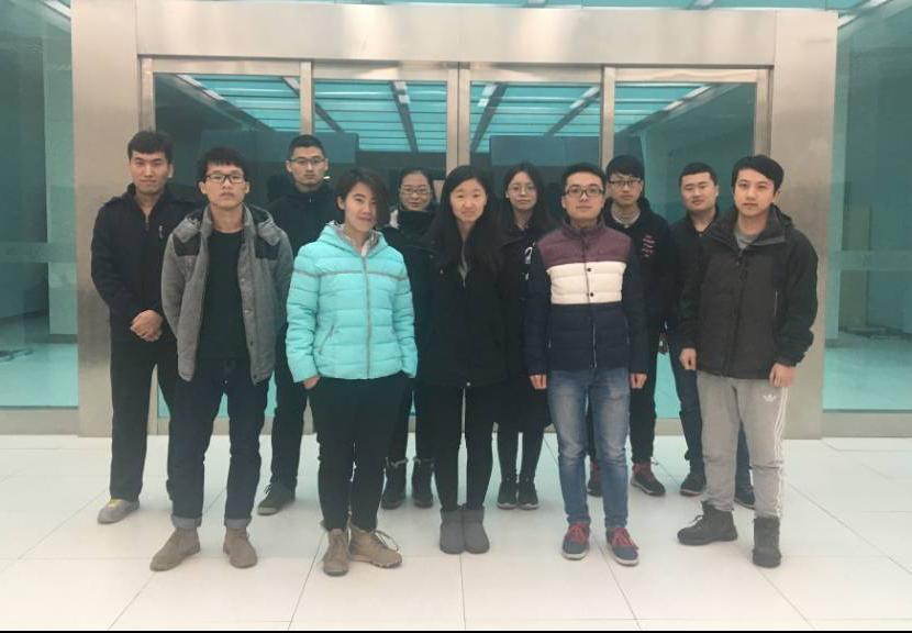 数学系师生在云计算中心实习
